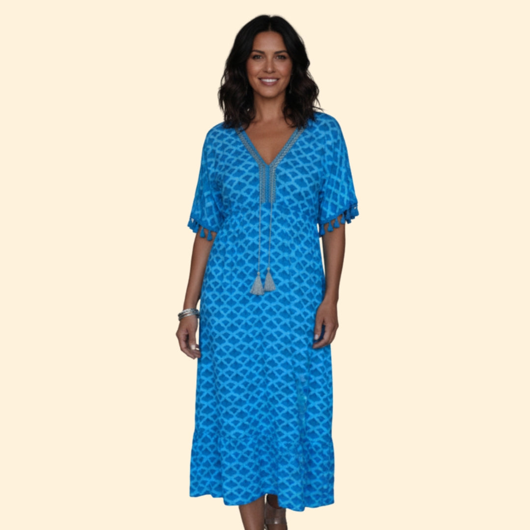 Women’s Casual Dress with Abstract Print