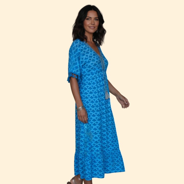 Women’s Casual Dress with Abstract Print