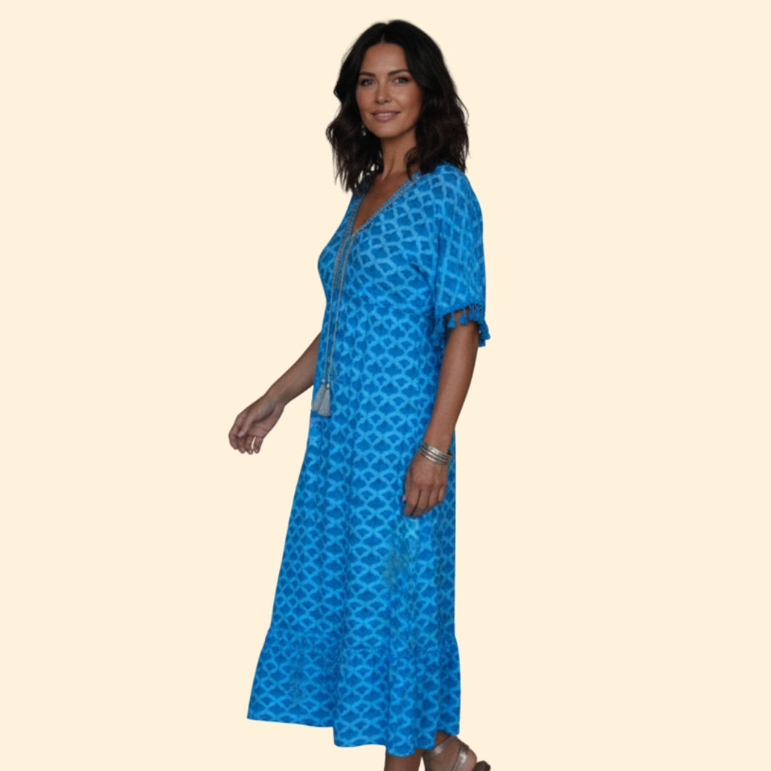 Women’s Casual Dress with Abstract Print