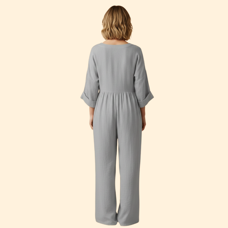 Women’s Casual Dress with Flared Sleeves