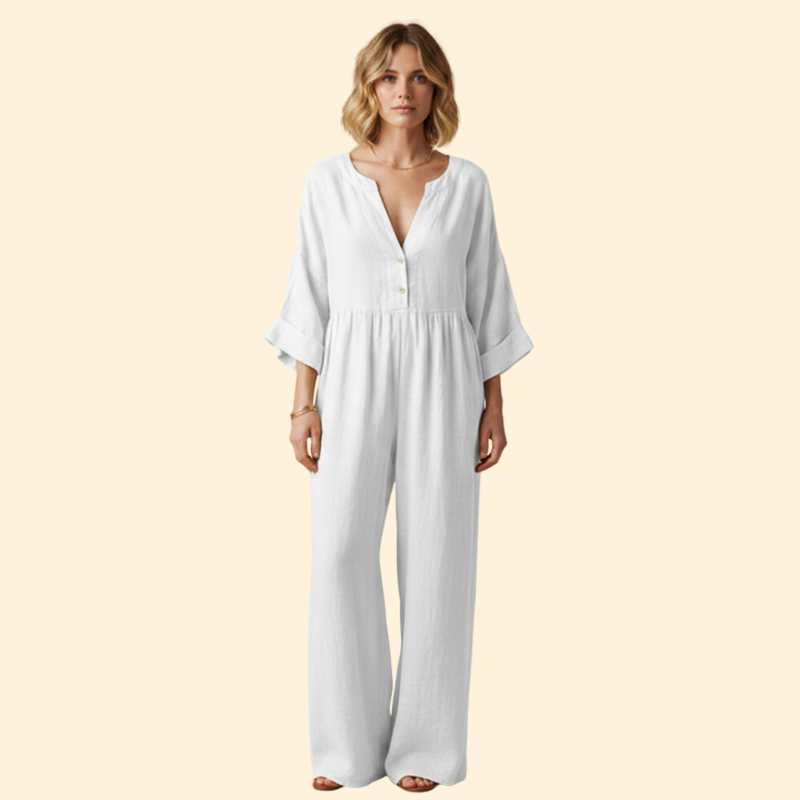 Women’s Casual Dress with Flared Sleeves