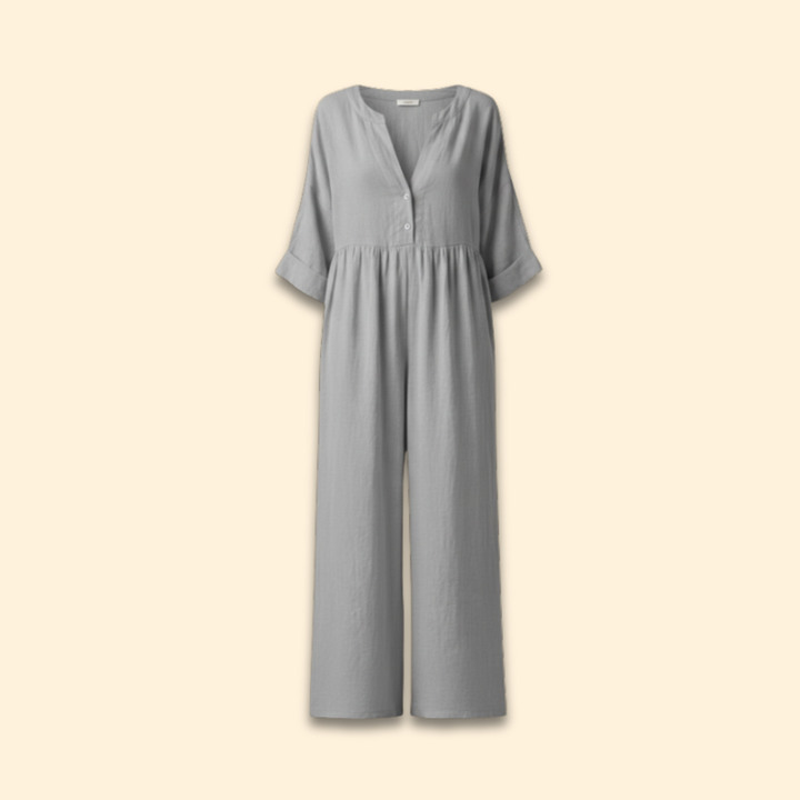 Women’s Casual Dress with Flared Sleeves
