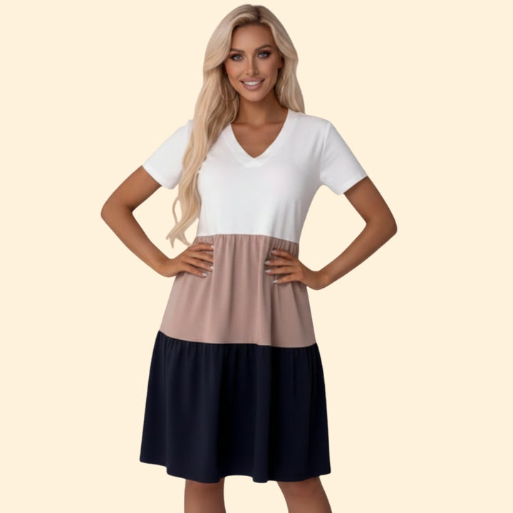 Women’s Casual Dress with Gradient Design