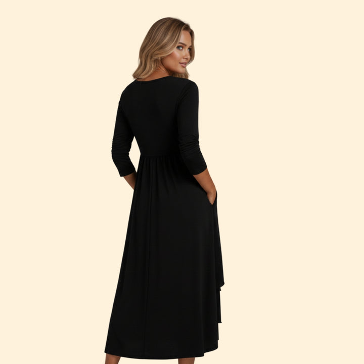 Women’s Casual Dress with Heart Shaped Accent