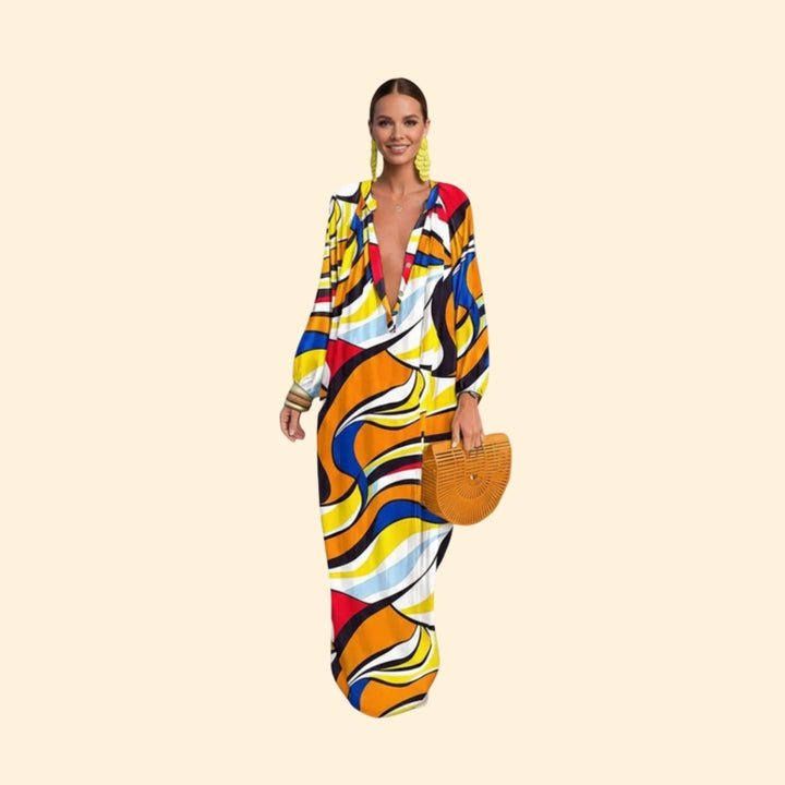 Women’s Casual Dress with Loose Fit Design