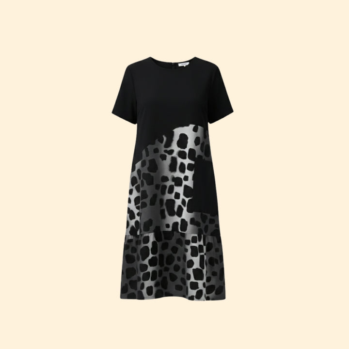 Women’s Casual Dress with Print Detail