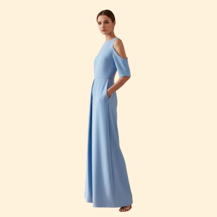 Women's Casual Jumpsuit Round Neckline