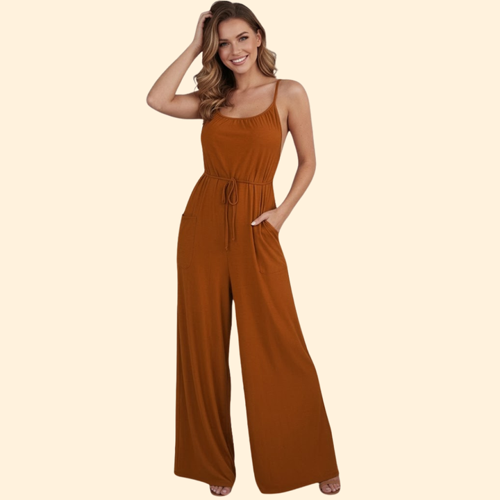 Women’s Casual Jumpsuit Wide-Leg Fit