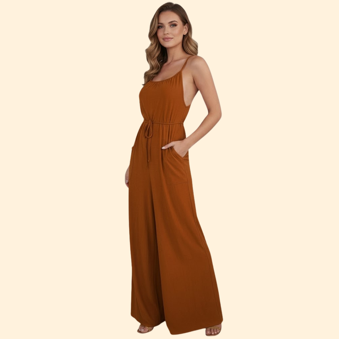 Women’s Casual Jumpsuit Wide-Leg Fit