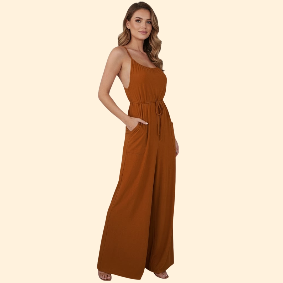 Women’s Casual Jumpsuit Wide-Leg Fit