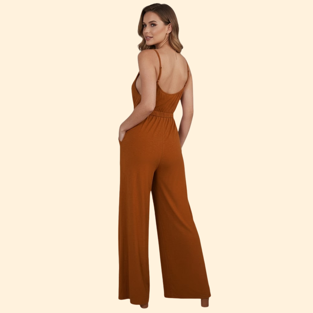 Women’s Casual Jumpsuit Wide-Leg Fit