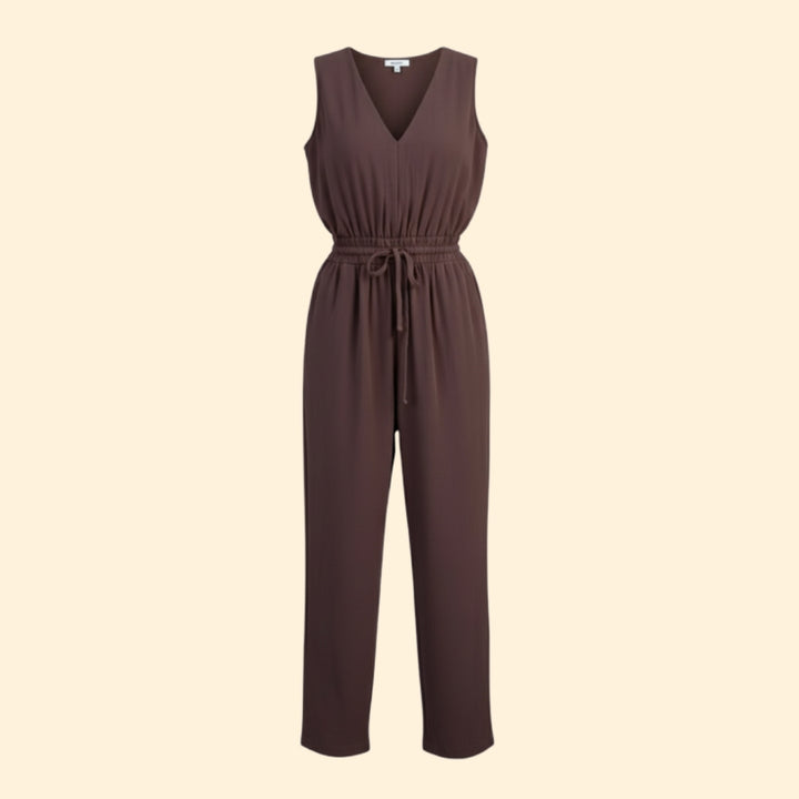 Women’s Casual Jumpsuit with Adjustable Drawstring