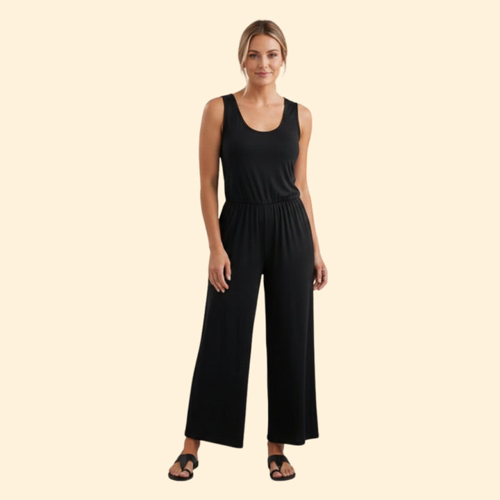 Women’s Casual Jumpsuit with Elastic Waist