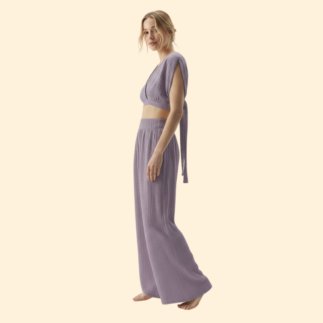 Women’s Casual Jumpsuit with Wrap Design