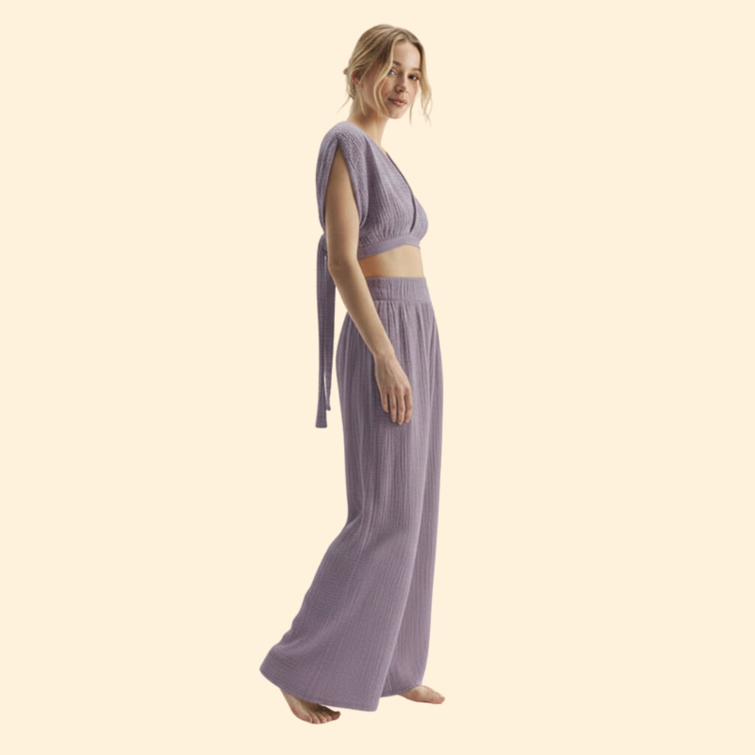 Women’s Casual Jumpsuit with Wrap Design
