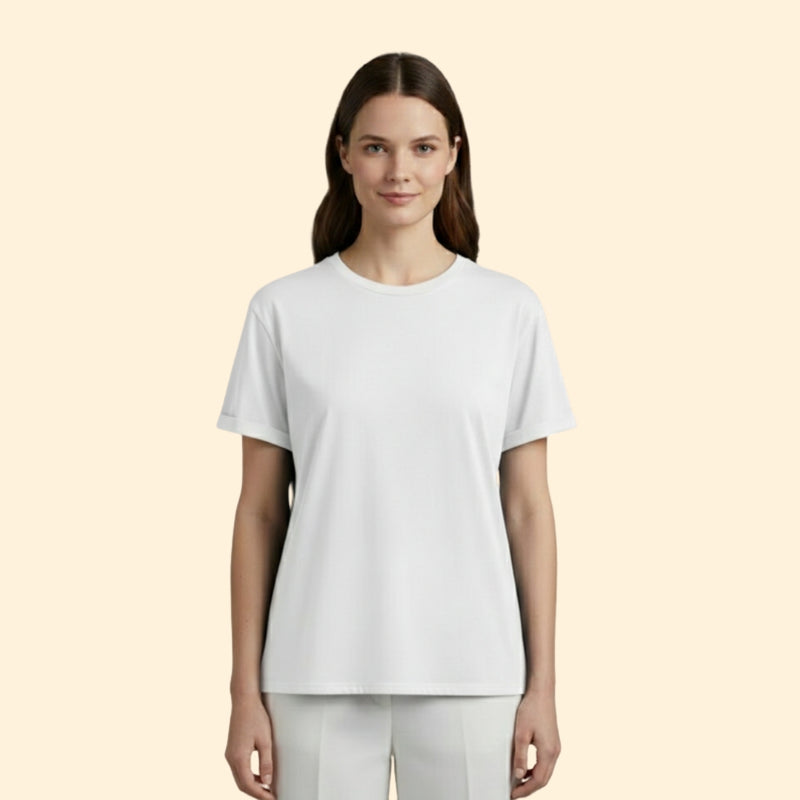 Women’s Casual Oversized T-Shirt with Short Sleeves