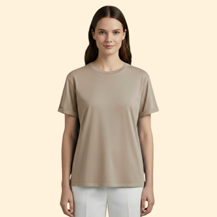 Women’s Casual Oversized T-Shirt with Short Sleeves