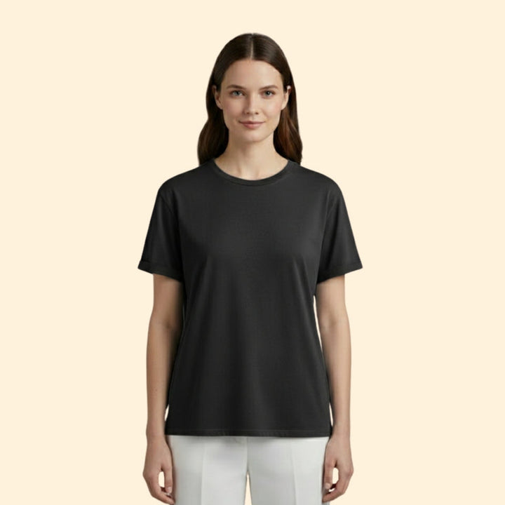 Women’s Casual Oversized T-Shirt with Short Sleeves