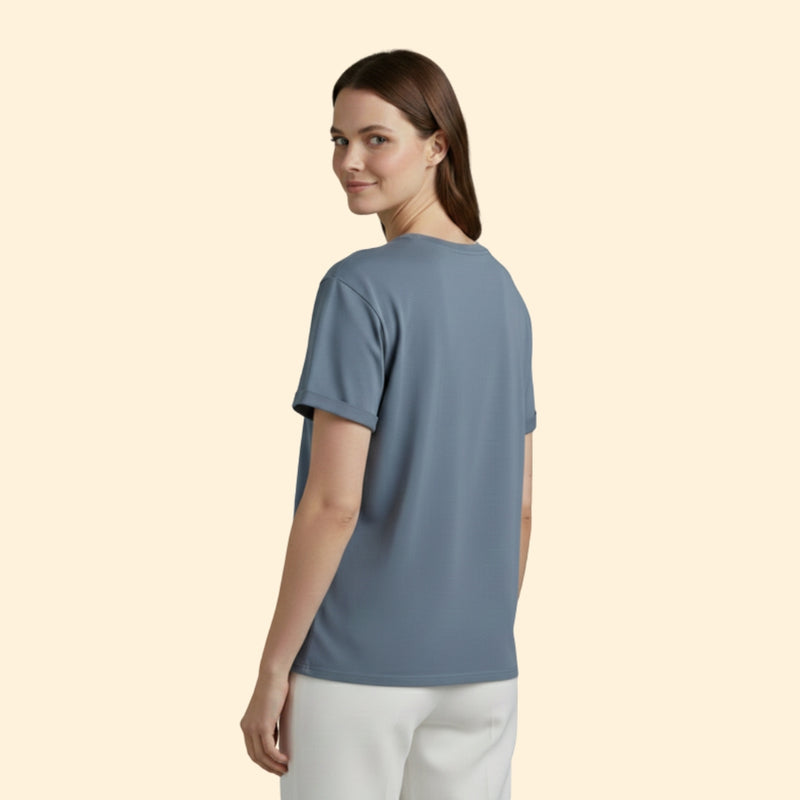 Women’s Casual Oversized T-Shirt with Short Sleeves