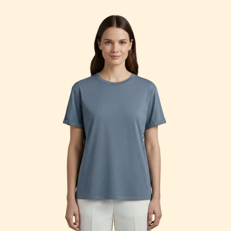 Women’s Casual Oversized T-Shirt with Short Sleeves
