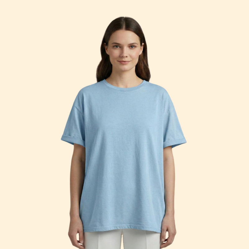 Women’s Casual Oversized T-Shirt with Short Sleeves