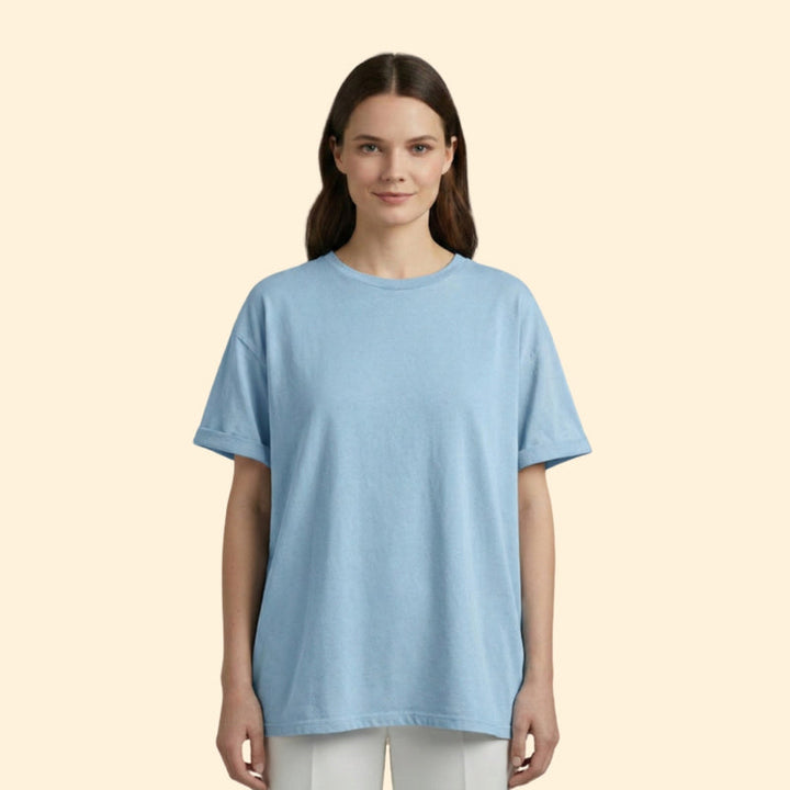 Women’s Casual Oversized T-Shirt with Short Sleeves