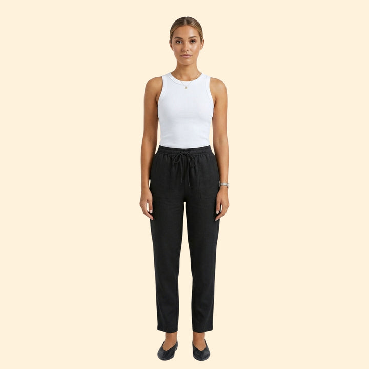 Women’s Casual Pants with Rolled Cuffs
