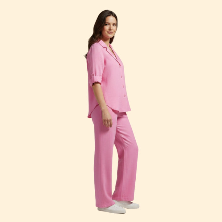 Women’s Casual Set with Loose-Fit Trousers