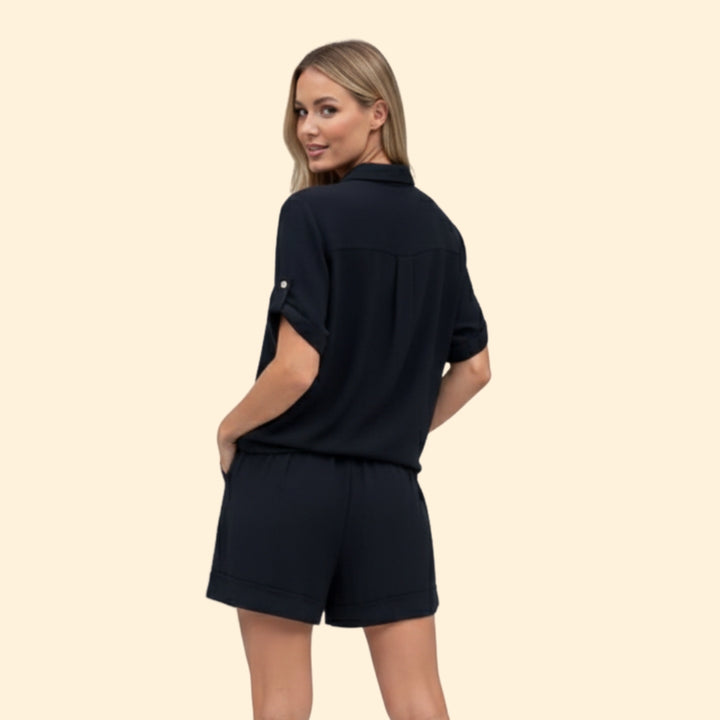 Women’s Casual Shirt and Shorts Set