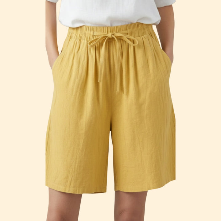 Women’s Casual Shorts with Adjustable Waistband