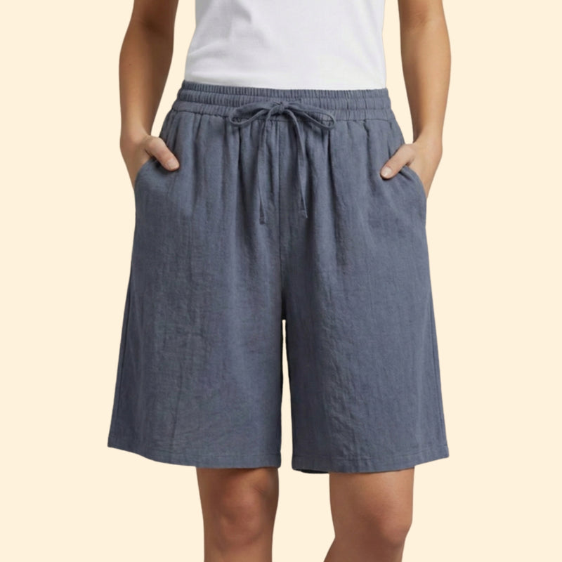 Women’s Casual Shorts with Adjustable Waistband