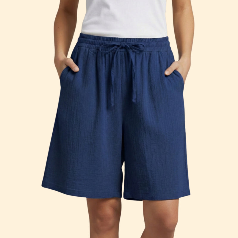 Women’s Casual Shorts with Adjustable Waistband