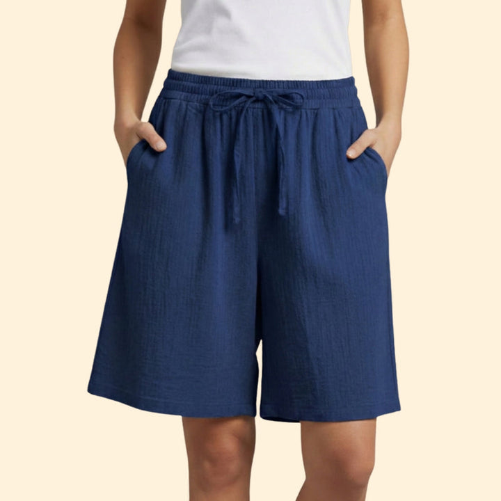 Women’s Casual Shorts with Adjustable Waistband