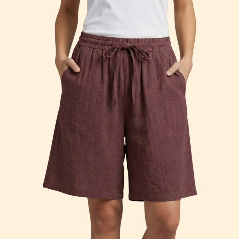 Women’s Casual Shorts with Adjustable Waistband
