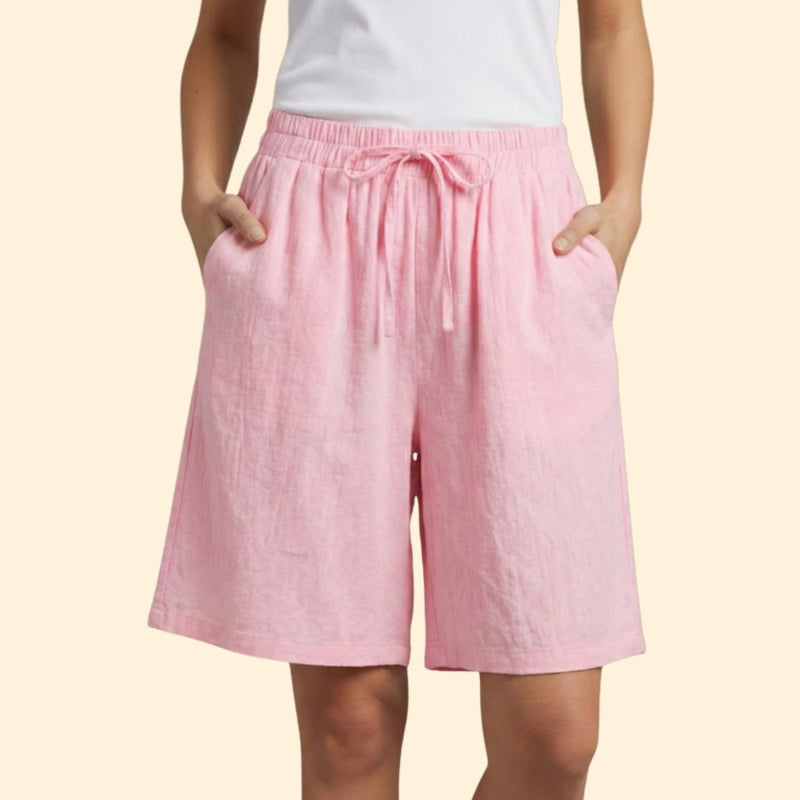 Women’s Casual Shorts with Adjustable Waistband