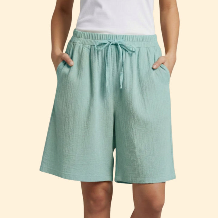Women’s Casual Shorts with Adjustable Waistband
