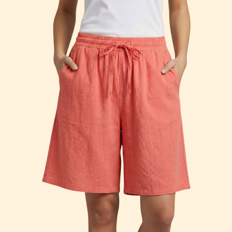 Women’s Casual Shorts with Adjustable Waistband