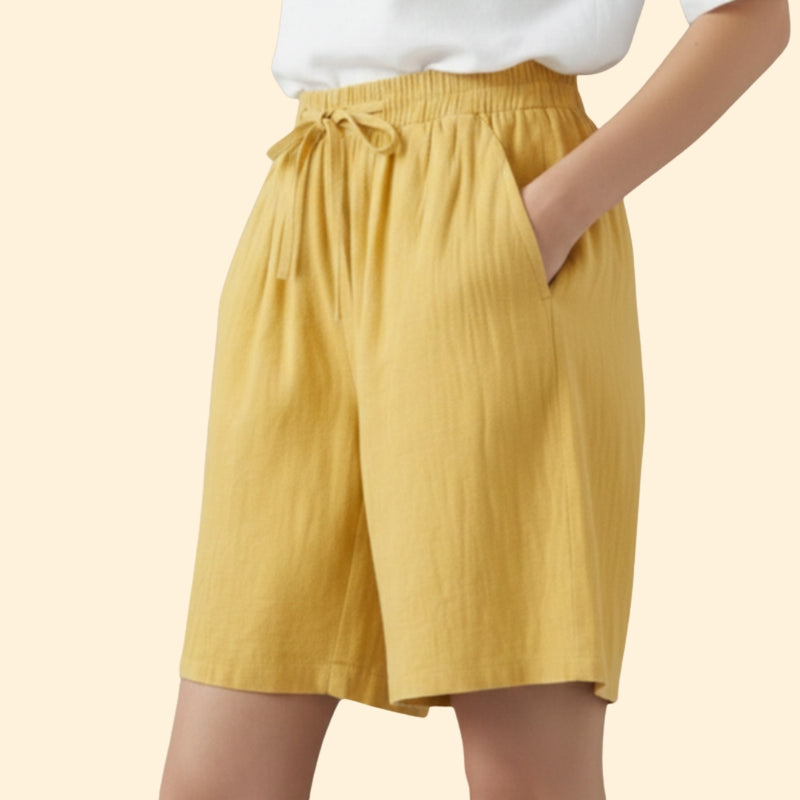 Women’s Casual Shorts with Adjustable Waistband