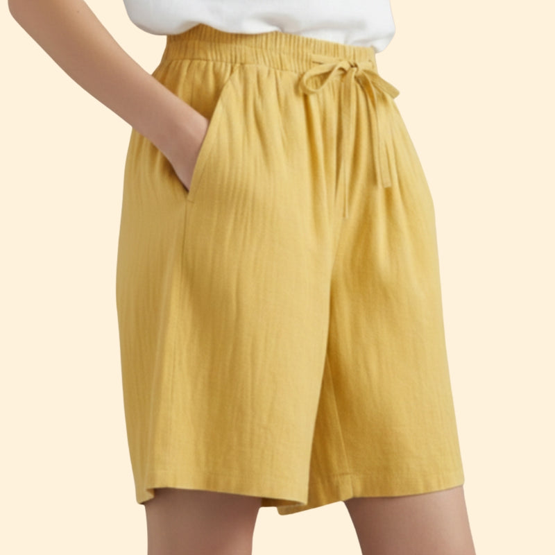 Women’s Casual Shorts with Adjustable Waistband