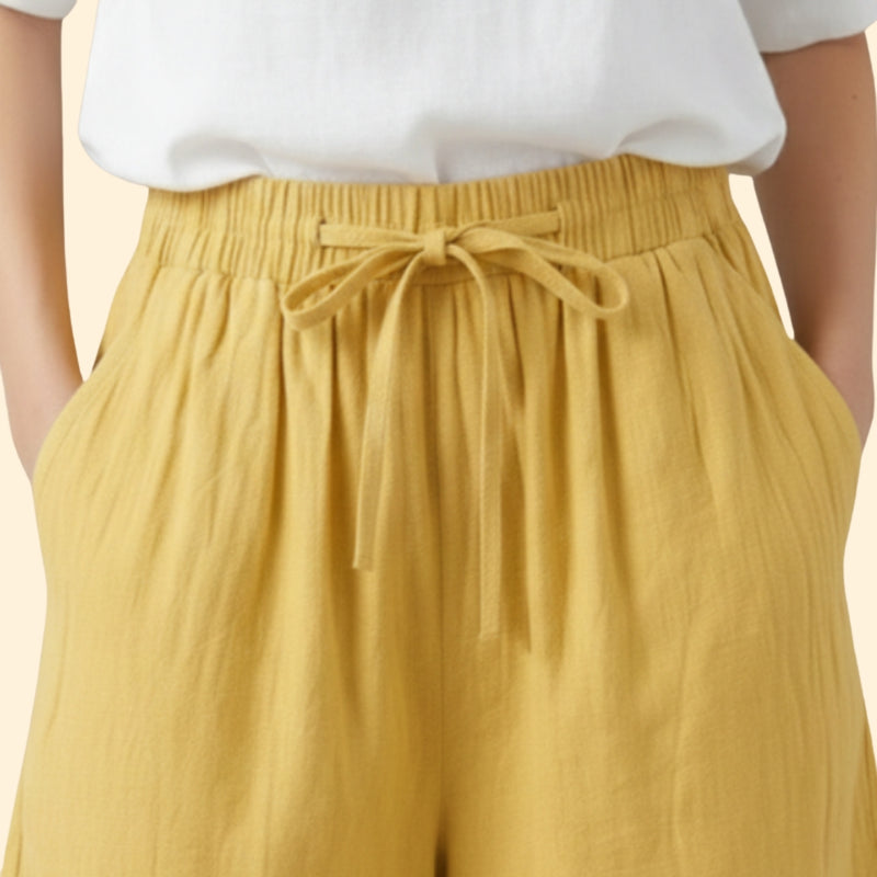 Women’s Casual Shorts with Adjustable Waistband