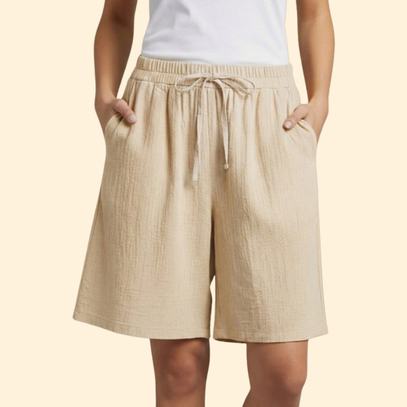 Women’s Casual Shorts with Adjustable Waistband