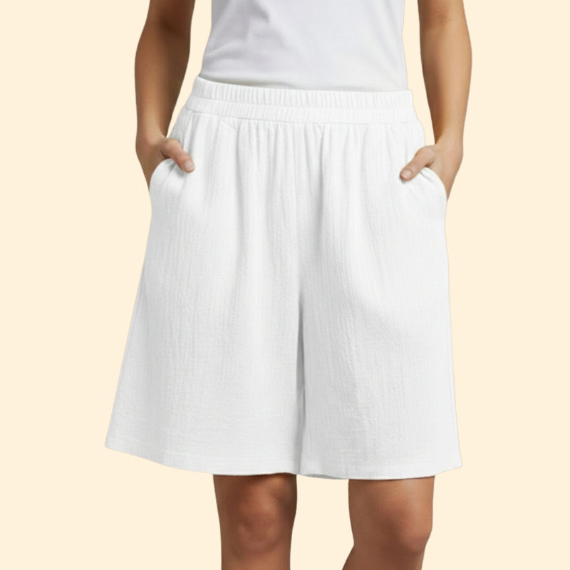 Women’s Casual Shorts with Adjustable Waistband