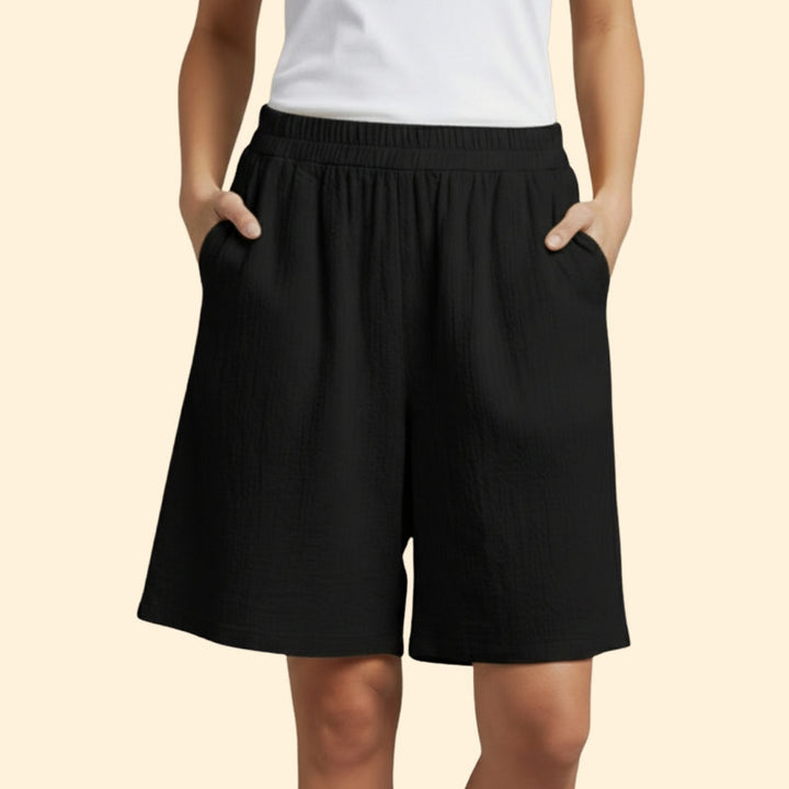 Women’s Casual Shorts with Adjustable Waistband