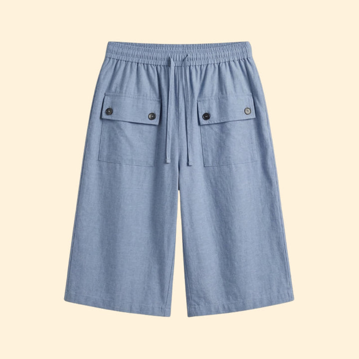 Women’s Casual Shorts with Patch Pockets