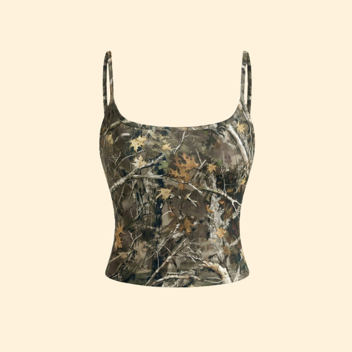 Women's Casual Sleeveless Top with Floral Design