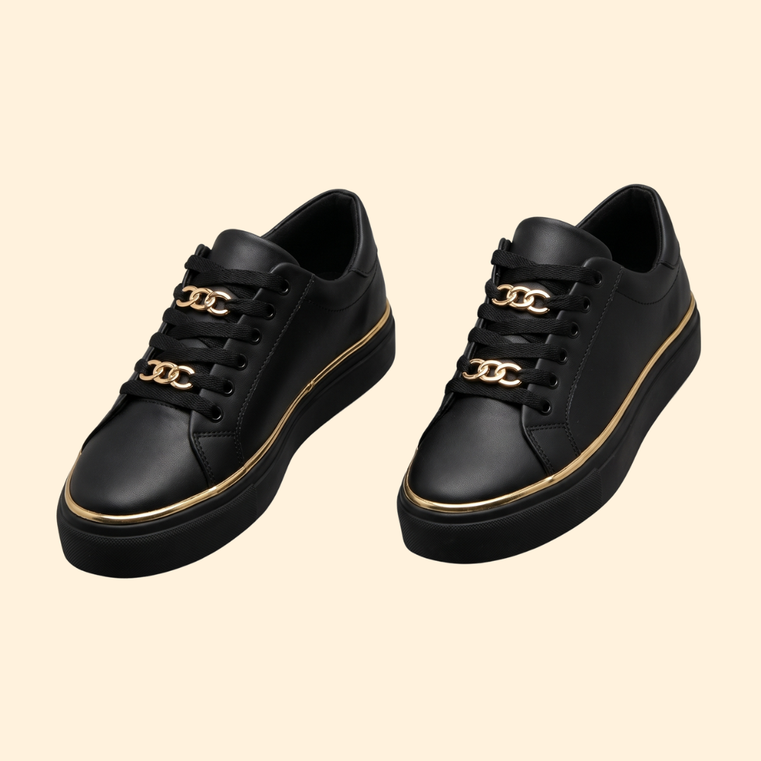 Women’s Casual Sneakers with Chain