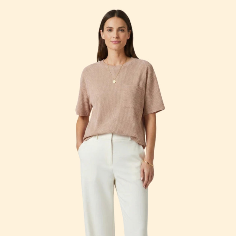 Women’s Casual T-Shirt with Front Pocket