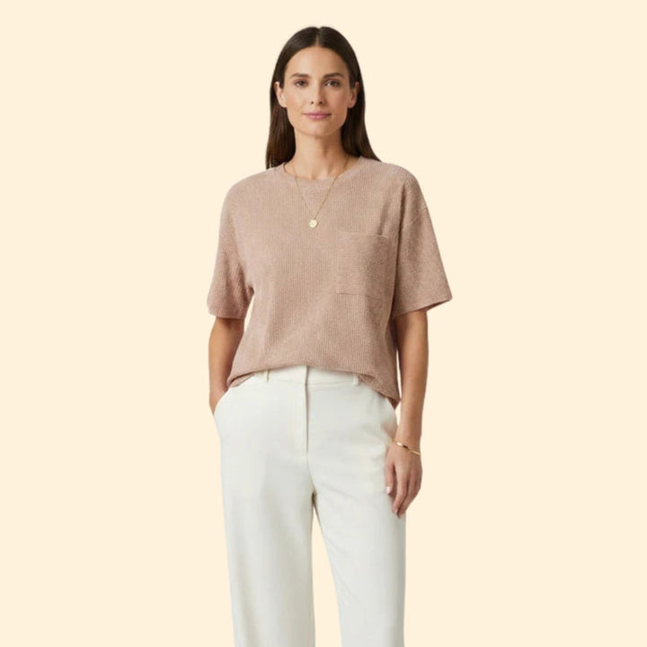 Women’s Casual T-Shirt with Front Pocket