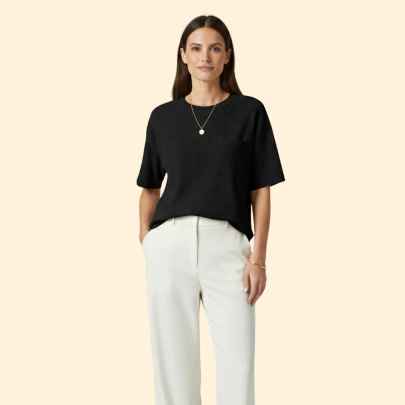 Women’s Casual T-Shirt with Front Pocket