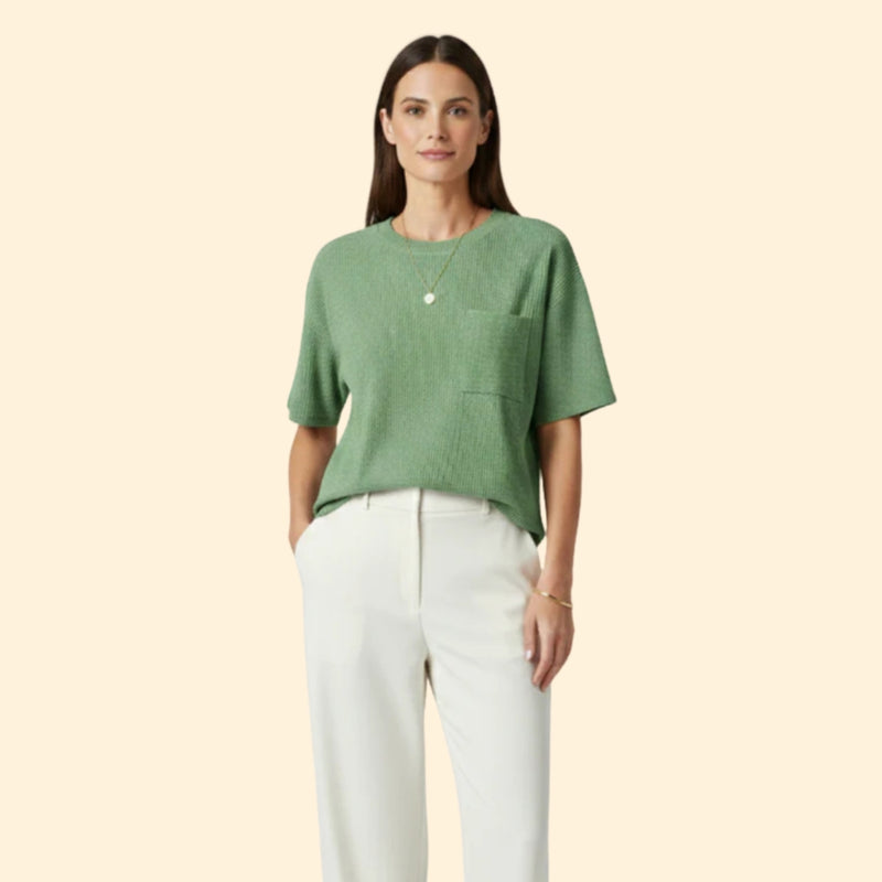 Women’s Casual T-Shirt with Front Pocket